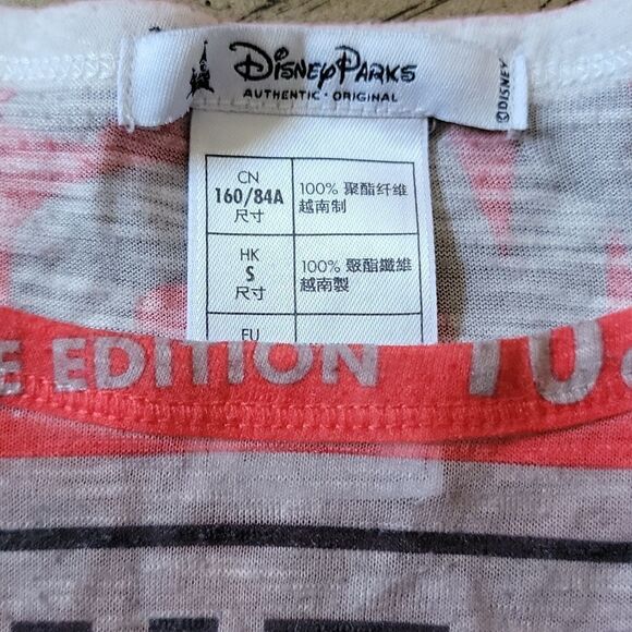 Mickey Minnie Disney Parks t shirt size XS ❤🖤 - Picture 3 of 4
